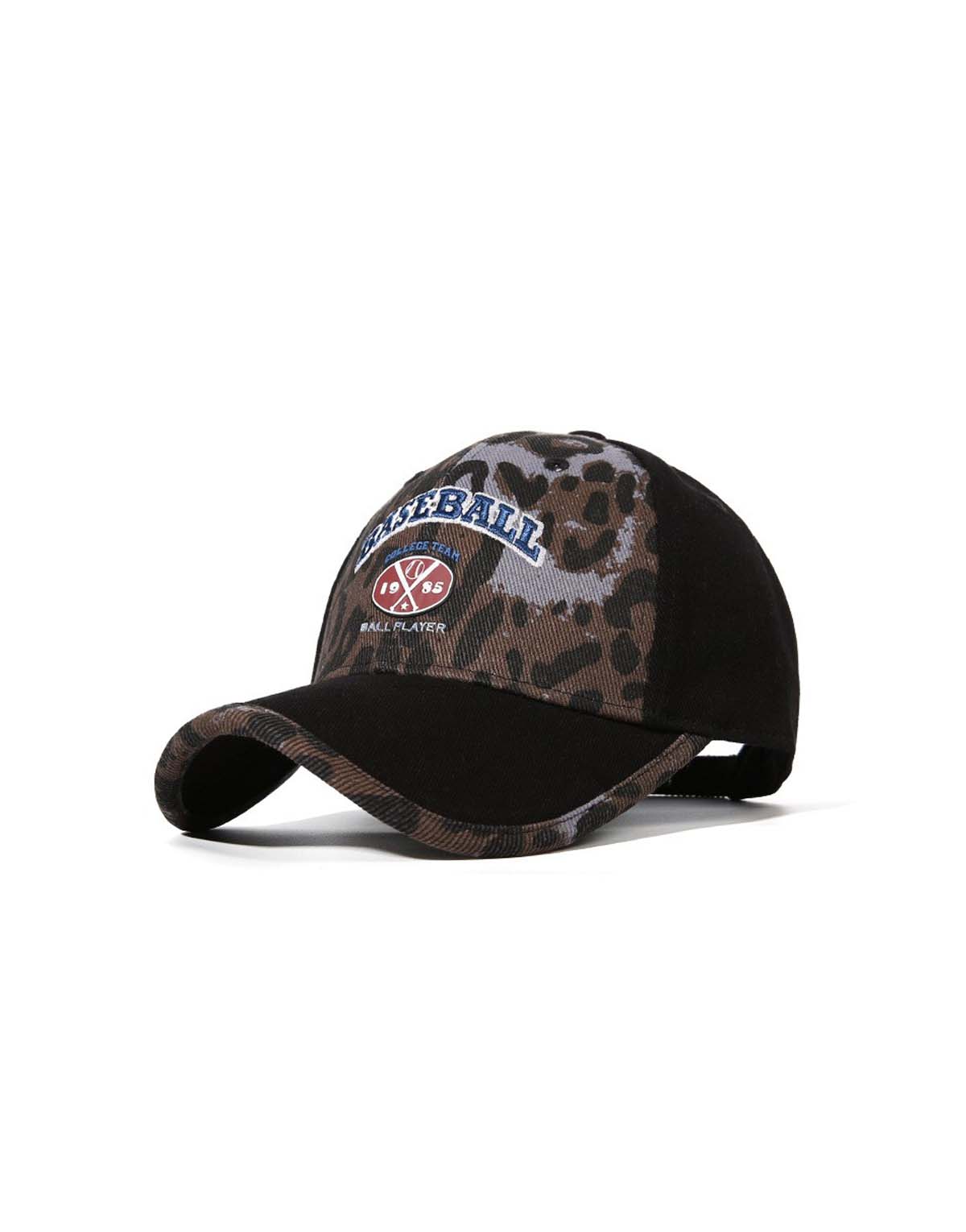 American-style Leopard Print Vintage Newsboy Cap-h4